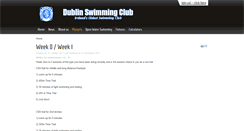 Desktop Screenshot of dublinswimmingclub.ie