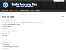 Tablet Screenshot of dublinswimmingclub.ie